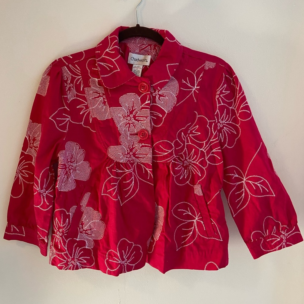 Embroidered Flower Jacket
